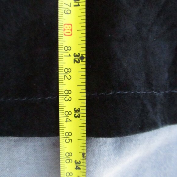 MARGOS Black Leather Wrap Midi Skirt Size 10/ M - Picture 9 of 11